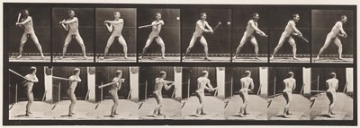Base-ball; Battre, 1885 - Eadweard Muybridge