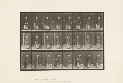 Planche 296. Tennis sur gazon - Eadweard Muybridge