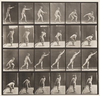 Lancer un Disque en Fer, 1872-1885 - Eadweard Muybridge