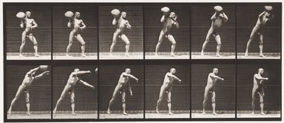 Planche 311. Soulever une pierre de 75 lb, 1885 - Eadweard Muybridge
