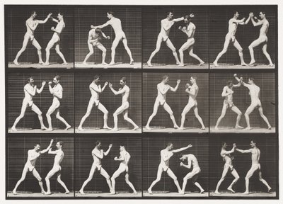Planche 336. Boxe; Main ouverte (chaussures) - Eadweard Muybridge