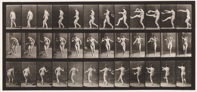 Donner un coup de pied à un chapeau - Eadweard Muybridge