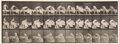 Planche 436. Faire un lit - Eadweard Muybridge