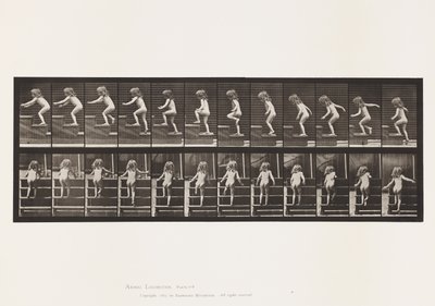 Planche 473. Enfant, montant les escaliers - Eadweard Muybridge