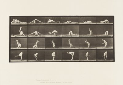 Contorsions au sol - Eadweard Muybridge