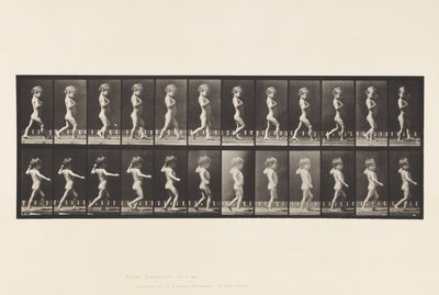 A, Jambes arquées; Garçon; B, Caries vertébrales; Fille marchant - Eadweard Muybridge