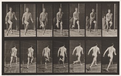Planche 66. Courir - Eadweard Muybridge
