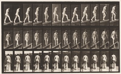Planche 76. Monter une pente - Eadweard Muybridge