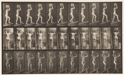 Plaque 80. Monter une pente - Eadweard Muybridge