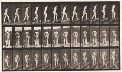 Planche 85. Monter une pente - Eadweard Muybridge