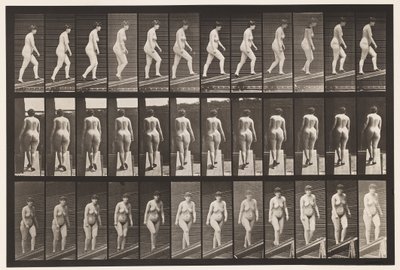 Monter une Pente - Eadweard Muybridge