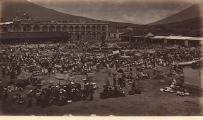 Plaza et Palais du Vice-roi - Antigua de Guatemala - Eadweard Muybridge