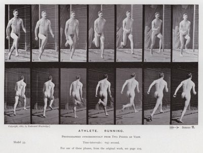 La figure humaine en mouvement : Athlète, courant - Eadweard Muybridge