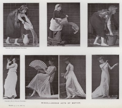 La Figure Humaine en Mouvement : Actes de mouvement divers - Eadweard Muybridge