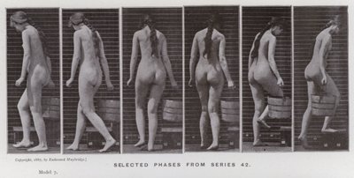 La figure humaine en mouvement : Phases sélectionnées de la série 42 - Eadweard Muybridge