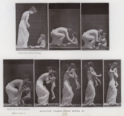 La figure humaine en mouvement : Phases sélectionnées de la série 80 - Eadweard Muybridge
