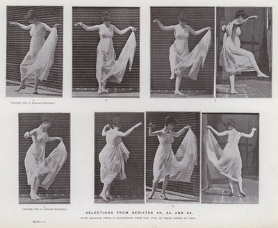 La figure humaine en mouvement : Sélections des séries 62, 63 et 64 - Eadweard Muybridge