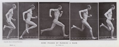 La figure humaine en mouvement : Quelques phases de course - Eadweard Muybridge