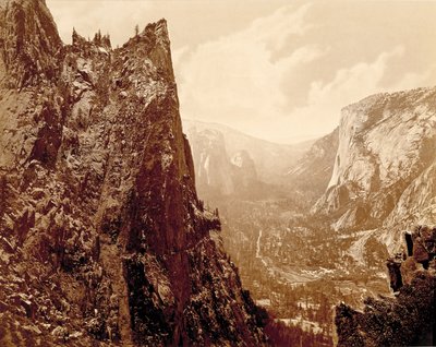 Vallée du Yosemite depuis Union Point - Eadweard Muybridge