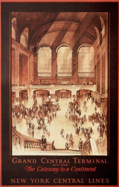 Grand Central Terminal, New York, 1927 - Earl Horter