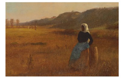 À la fermeture du jour, vers 1878-80 - Eastman Johnson