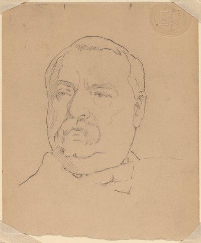 Grover Cleveland [recto] - Eastman Johnson
