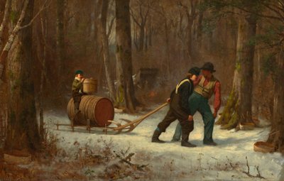 En route vers le camp, 1873 - Eastman Johnson