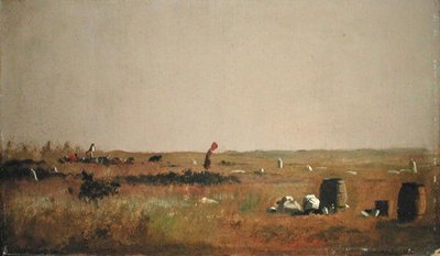 Étude pour cueilleurs de canneberges - Eastman Johnson
