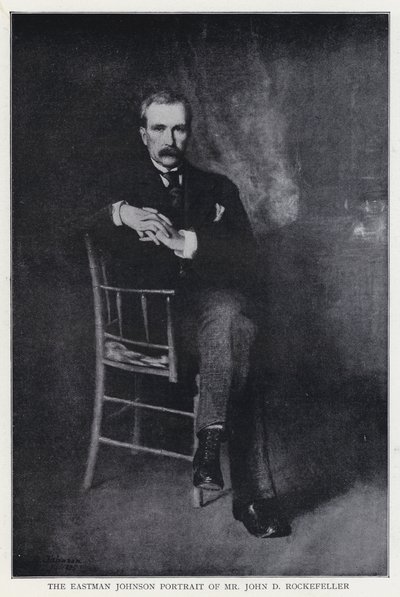 Portrait de M. John D. Rockefeller par Eastman Johnson - Eastman after Johnson