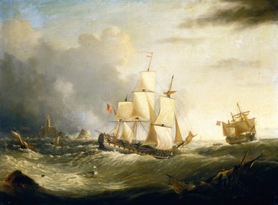 Deux-ponts au large du phare de Longships, Land