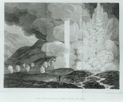 Le Grand Geyser de Strokkr, Islande, tiré de Islande : ou, Le Journal d