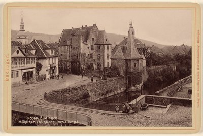 La ville de Budange. La porte du Muhl. (Rempart sudiste) - Eberlingschen