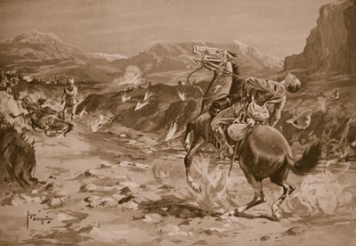 Le capitaine Jotham est abattu en tentant de sauver un de ses hommes - Edgar Alfred Holloway
