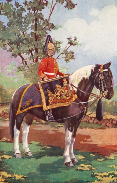 Cheval de tambour des 7e Dragons - Edgar Alfred Holloway
