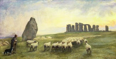 Retour à la maison, Stonehenge, Wiltshire - Edgar Barclay