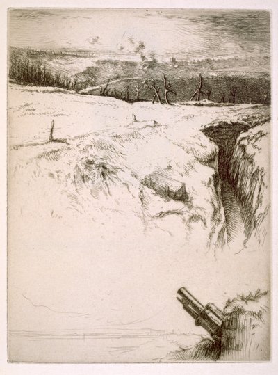 Nord de la France : tranchées abandonnées après la Première Guerre mondiale - Edgar Chahine