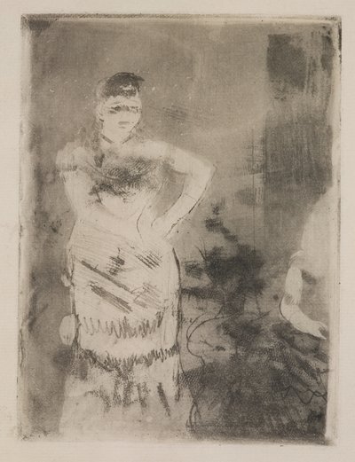 Un chanteur - Edgar Degas