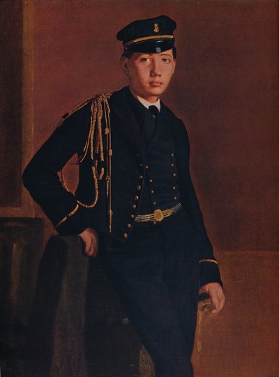 Achille de Gas en uniforme de cadet, 1856-1857 - Edgar Degas