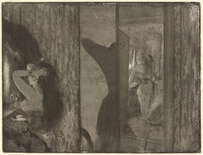 Actrices dans leurs loges - Edgar Degas