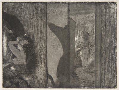 Actrices dans leurs loges - Edgar Degas