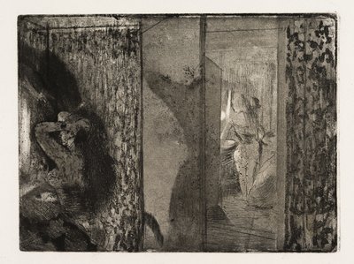 Actrices dans leurs loges - Edgar Degas