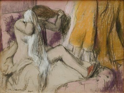 Nach dem Bad - Edgar Degas