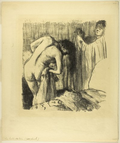 Après le bain III - Edgar Degas