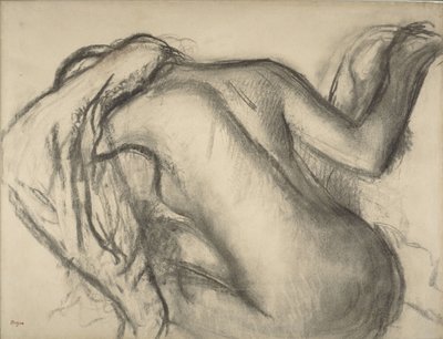 Après le bain, femme séchant ses cheveux, vers 1893-98 - Edgar Degas