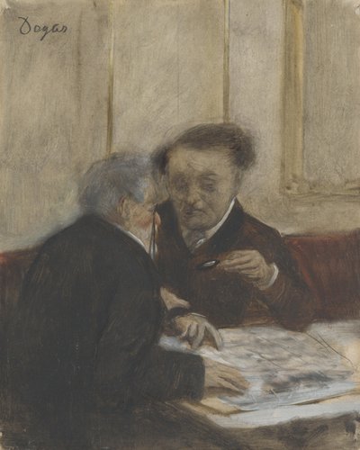 Au Café Châteaudun, vers 1870 - Edgar Degas
