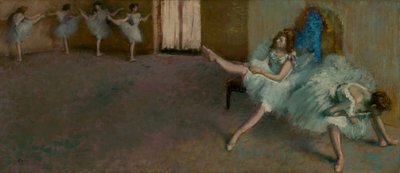 Avant le ballet - Edgar Degas