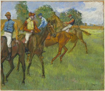 Avant la Course - Edgar Degas