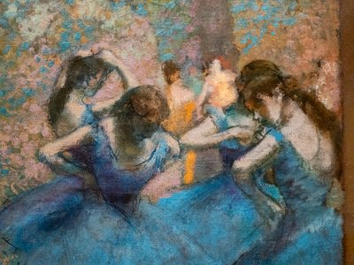 Danseuses bleues (détail) - Edgar Degas