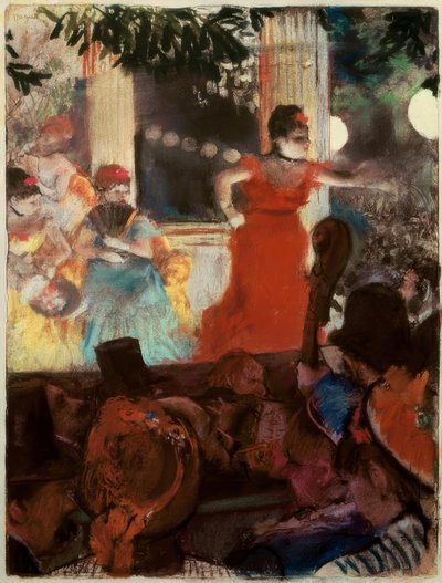 Café-concert aux ambassadeurs - Edgar Degas