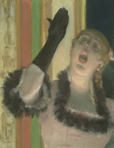 Chanteuse de Café - Edgar Degas
